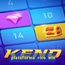 plataforma rico win paga mesmo